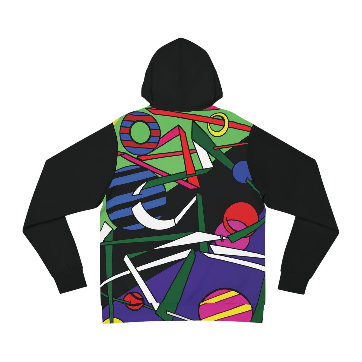 Organized Confusion Abstract Geometric Art Hoodie
