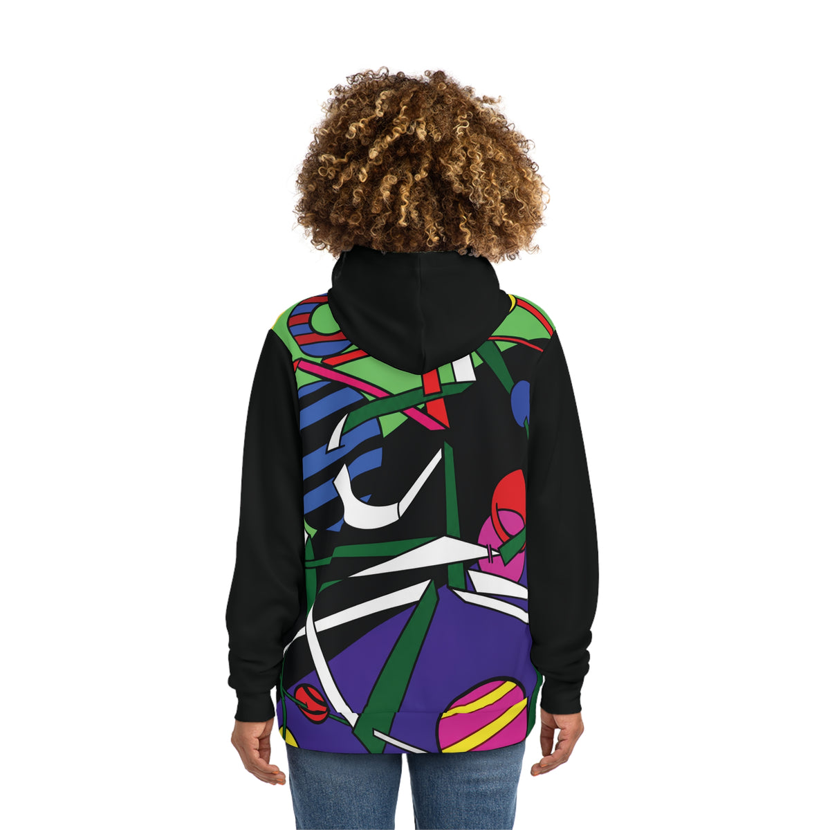 Organized Confusion Abstract Geometric Art Hoodie