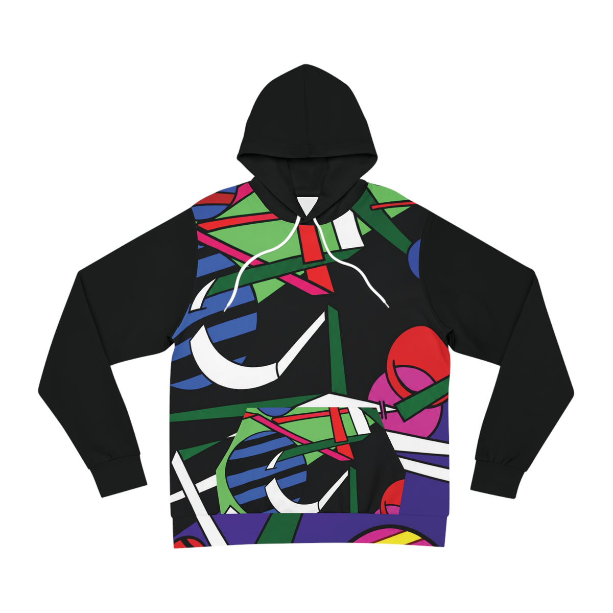 Organized Confusion Abstract Geometric Art Hoodie