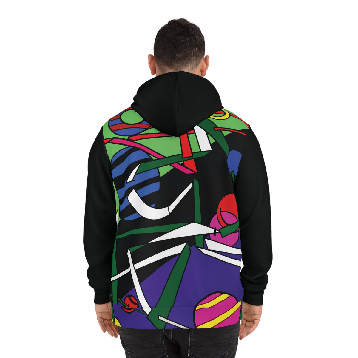 Organized Confusion Abstract Geometric Art Hoodie